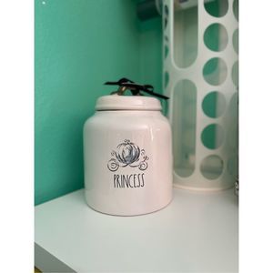 New Rae Dunn PRINCESS Disney Princess Cinderella's Carriage Canister